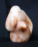 Bashful -
                alabaster carving